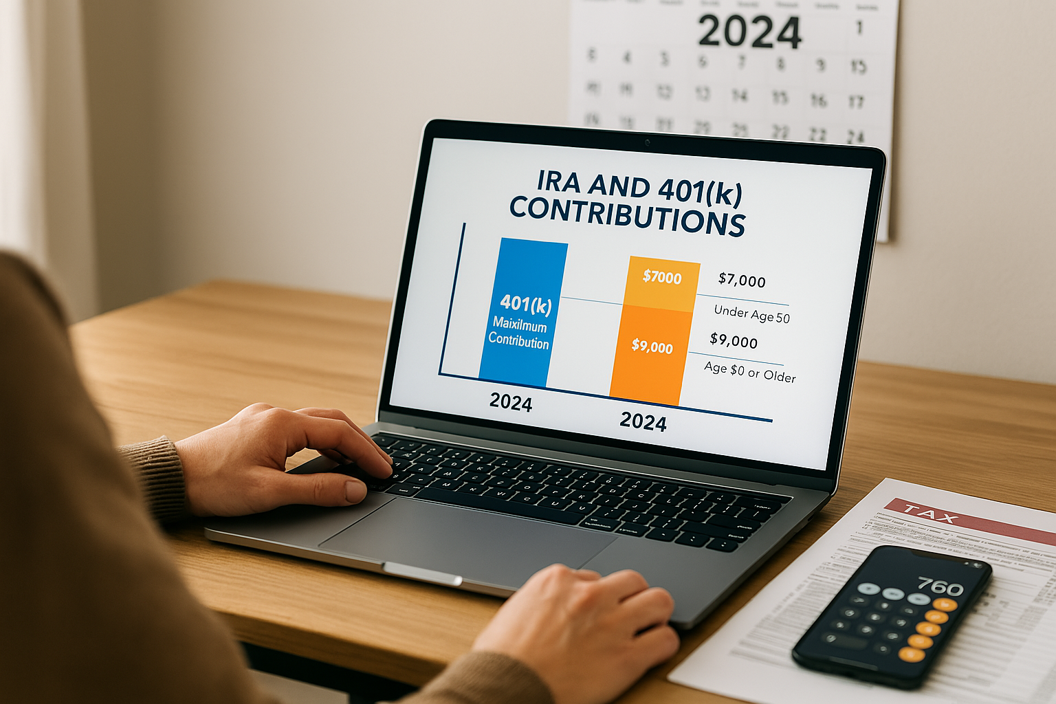IRA 401k Contributions 2024